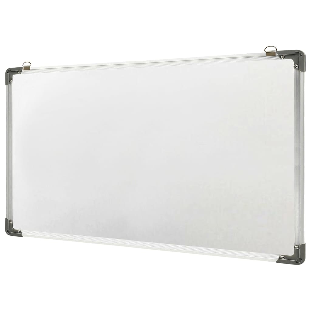 vidaXL Tablica magnetyczna, biała, 110x60 cm, stalowa
