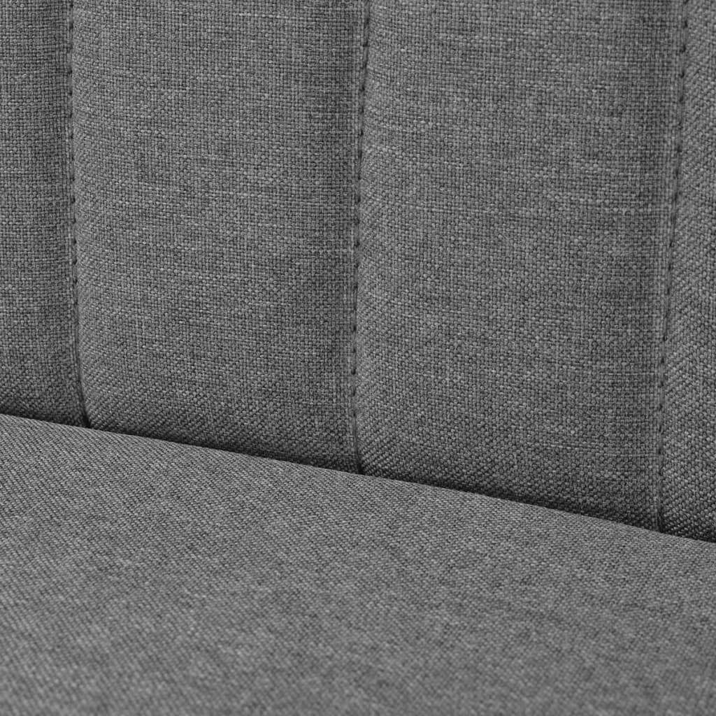 vidaXL Sofa 117x55,5x77 cm, jasnozielony materiał