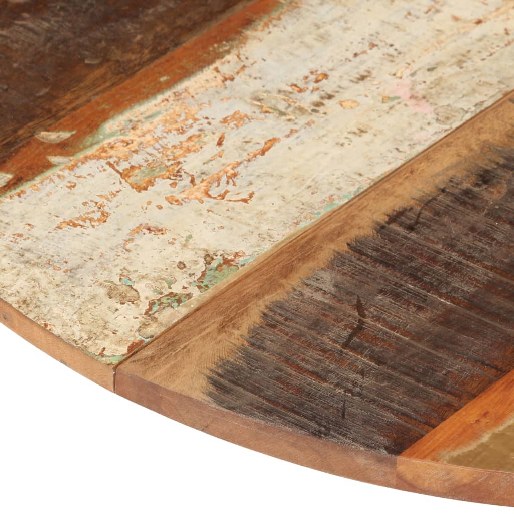vidaXL Okrągły blat stołu, 70 cm, 15-16 mm, lite drewno odzyskane