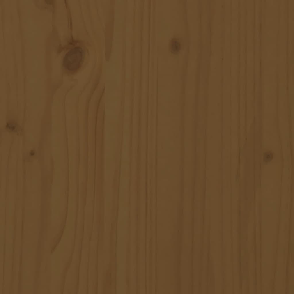 vidaXL Siedzisko środkowe, miodowy brąz 120x80 cm, lite drewno sosnowe