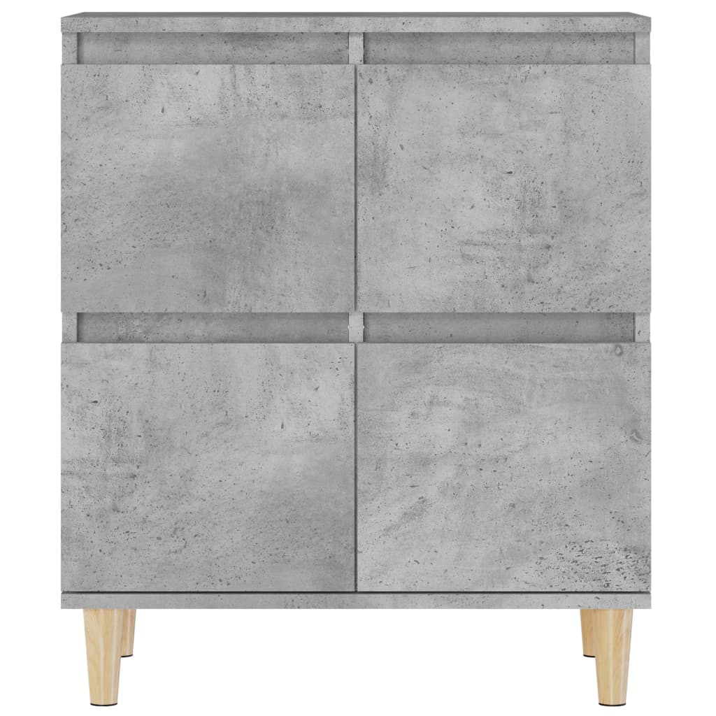 vidaXL Komody, 2 szt., szarość betonu, 60x35x70 cm