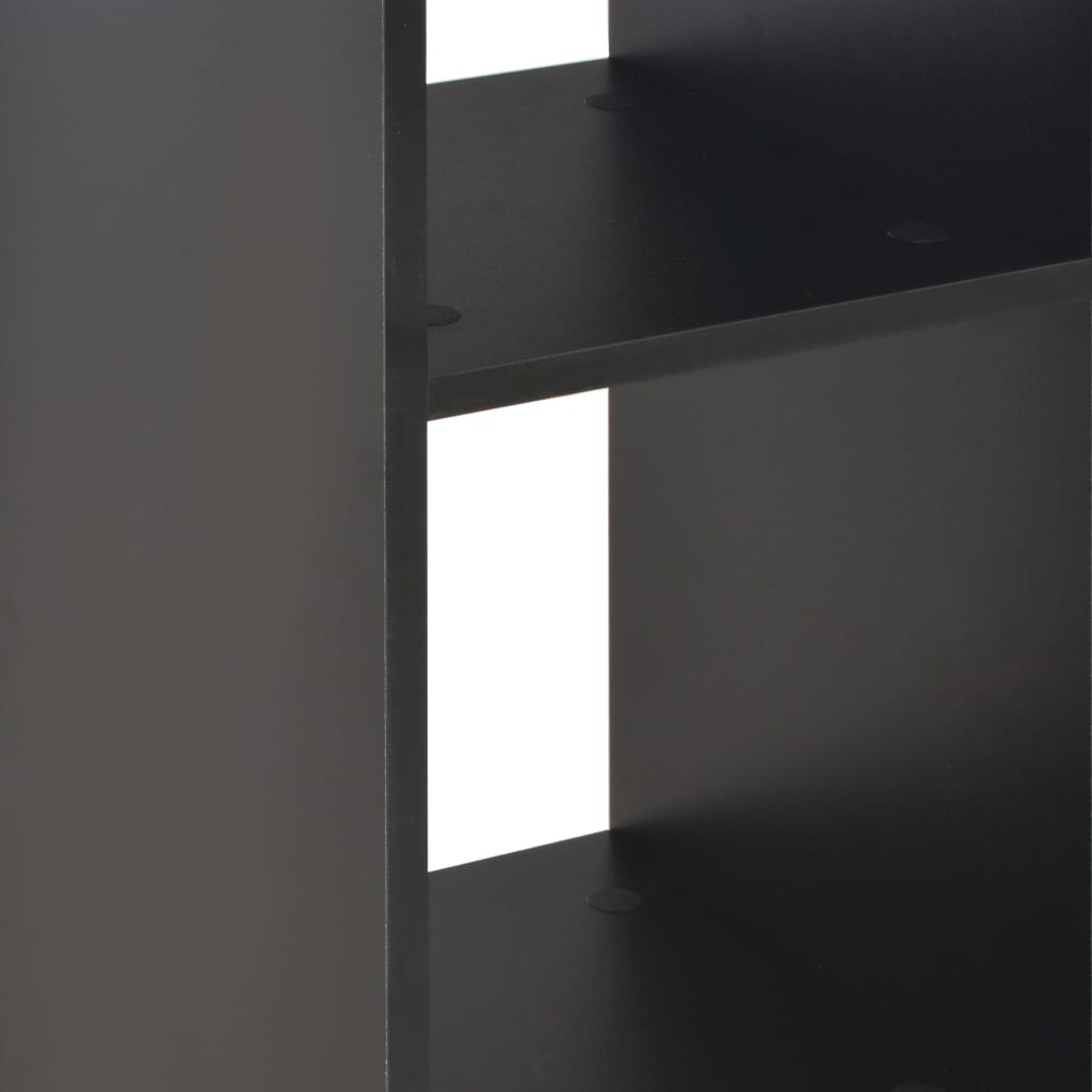 vidaXL Stolik barowy, czarny, 60 x 60 x 110 cm