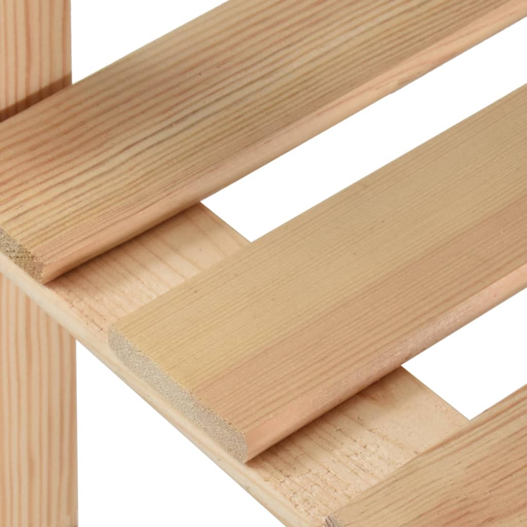 vidaXL Regał z 5 półkami, 170x28,5x170 cm, drewno sosnowe