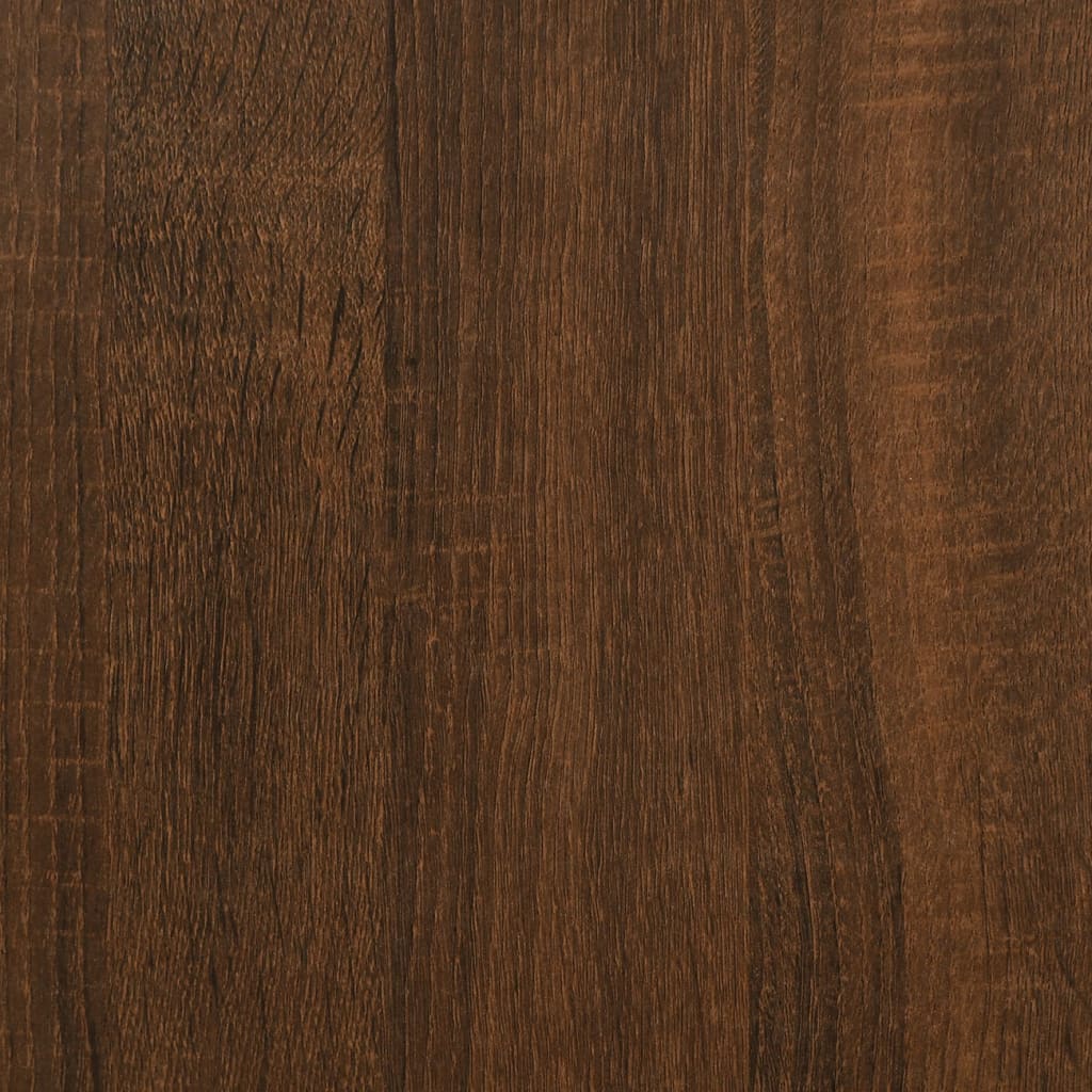 vidaXL Szafka na pralkę, brązowy dąb, 64 x 25,5 x 190 cm