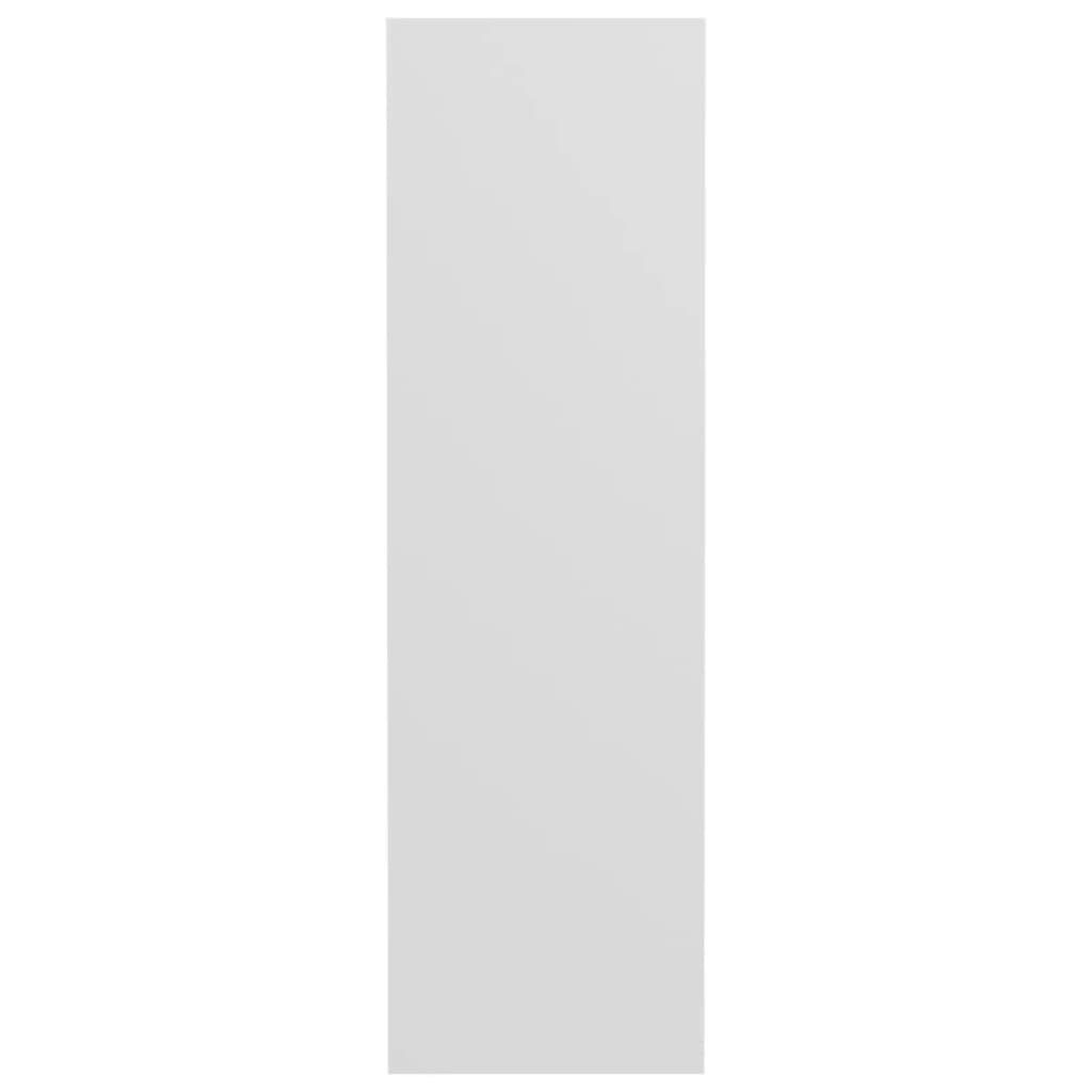 vidaXL Półki ścienne na buty, 4 szt., białe, 60x18x60 cm, płyta