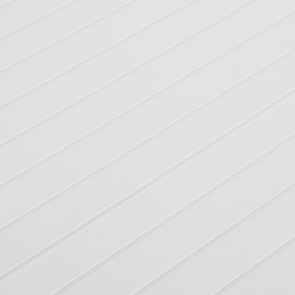 vidaXL Stół ogrodowy, 220x90x72 cm, PP, biały