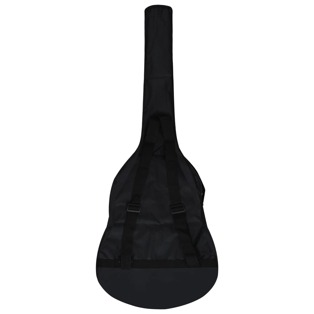 vidaXL Pokrowiec na gitarę klasyczną 4/4, czarny, 100x37 cm, tkanina