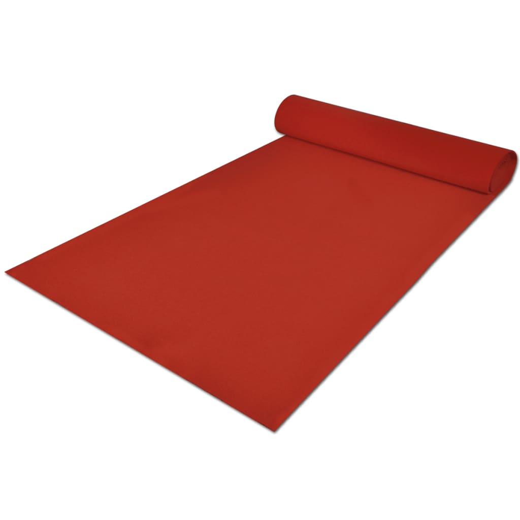 vidaXL Czerwony dywan, 1 x 5 m, bardzo ciężki, 400 g/m2