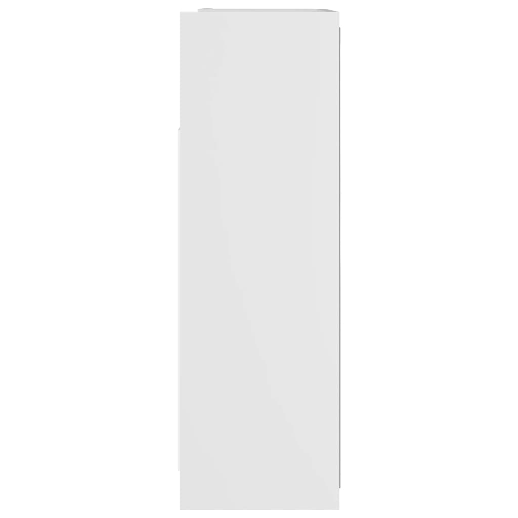 vidaXL Szafka z lustrem, biała 62,5x20,5x64 cm materiał drewnopochodny