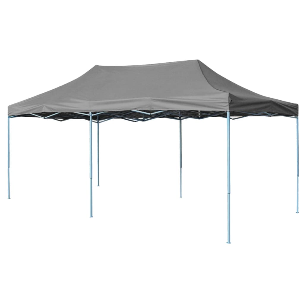 vidaXL Składany namiot ogrodowy, 3 x 6 m, antracytowy
