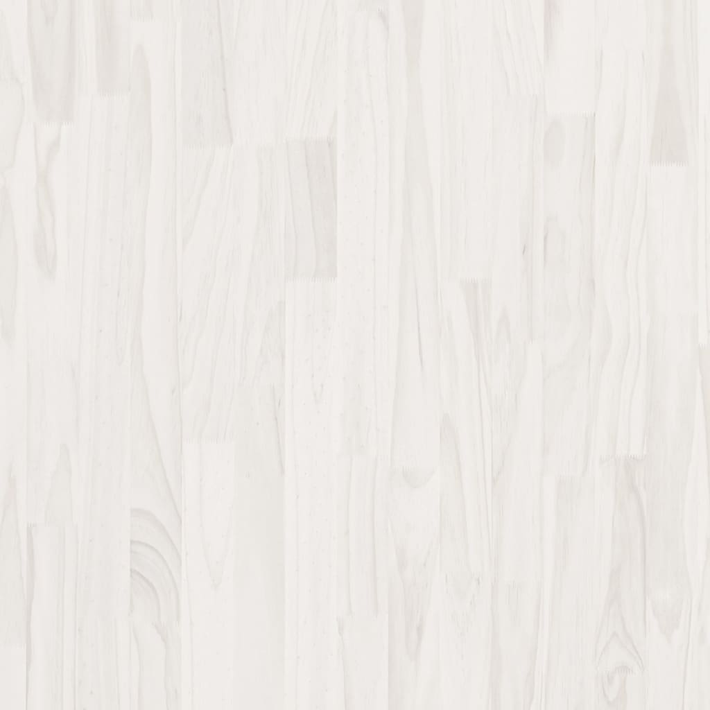 vidaXL Wysoki regał, biały, 100x30x210 cm, lite drewno sosnowe