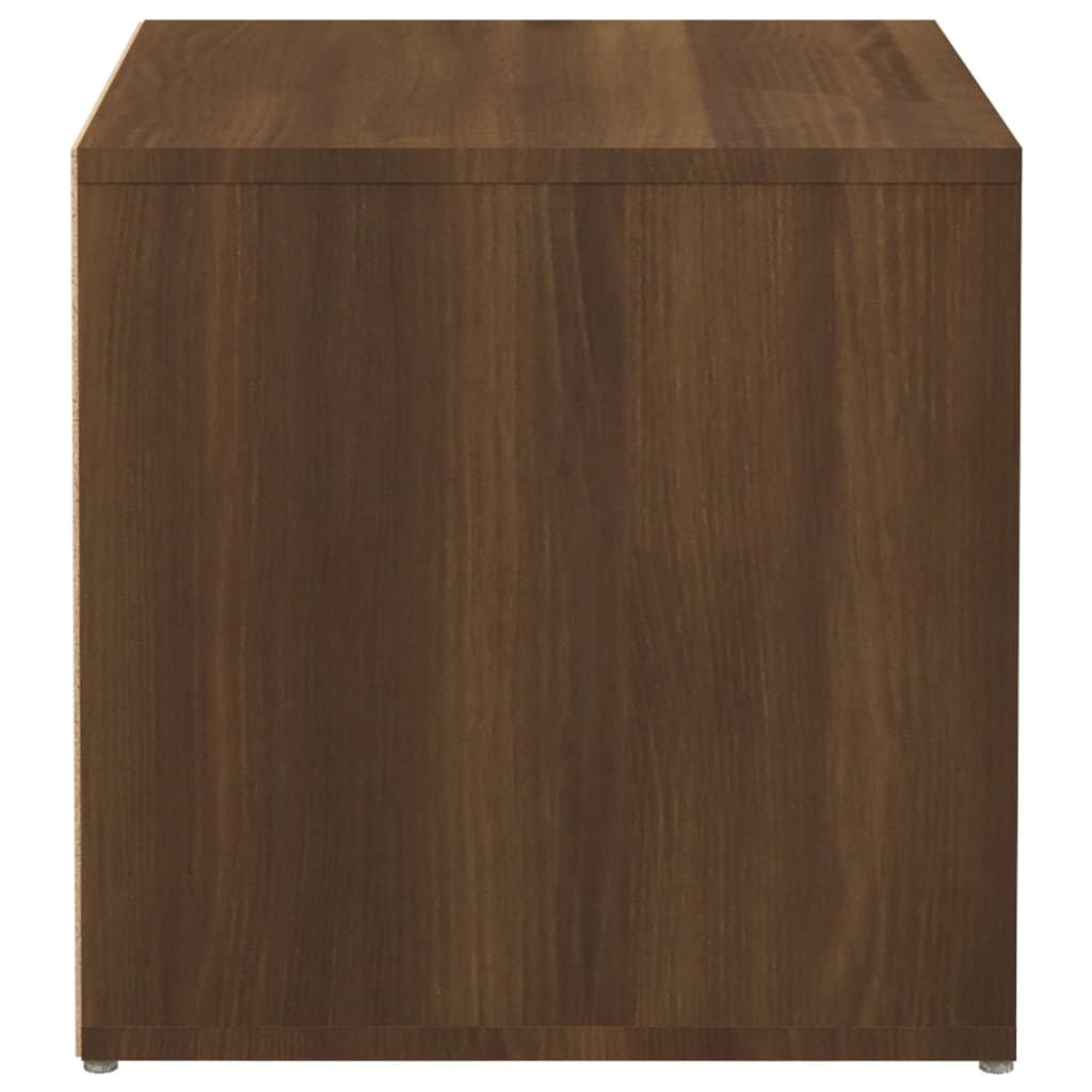 vidaXL Skrzynia z szufladą, brązowy dąb, 40,5x40x40 cm