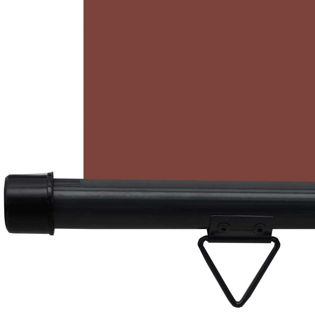vidaXL Markiza boczna na balkon, 65x250 cm, brązowa