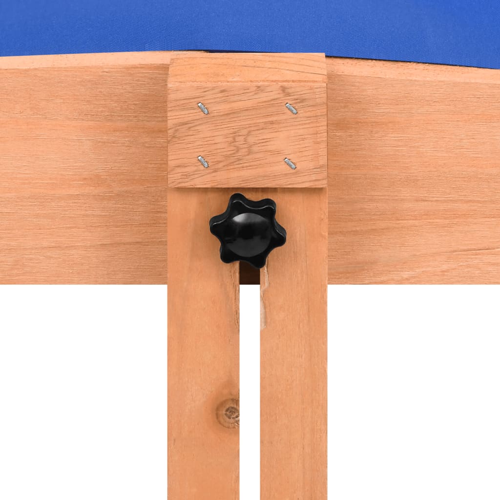 vidaXL Piaskownica z zadaszeniem, drewno jodłowe, 112x112x112 cm