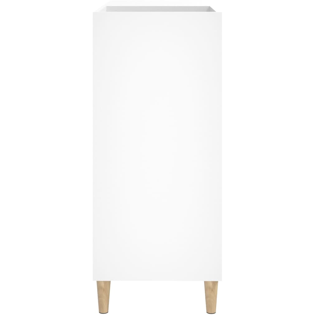 vidaXL Szafka na płyty, biała, 84,5x38x89 cm, materiał drewnopochodny