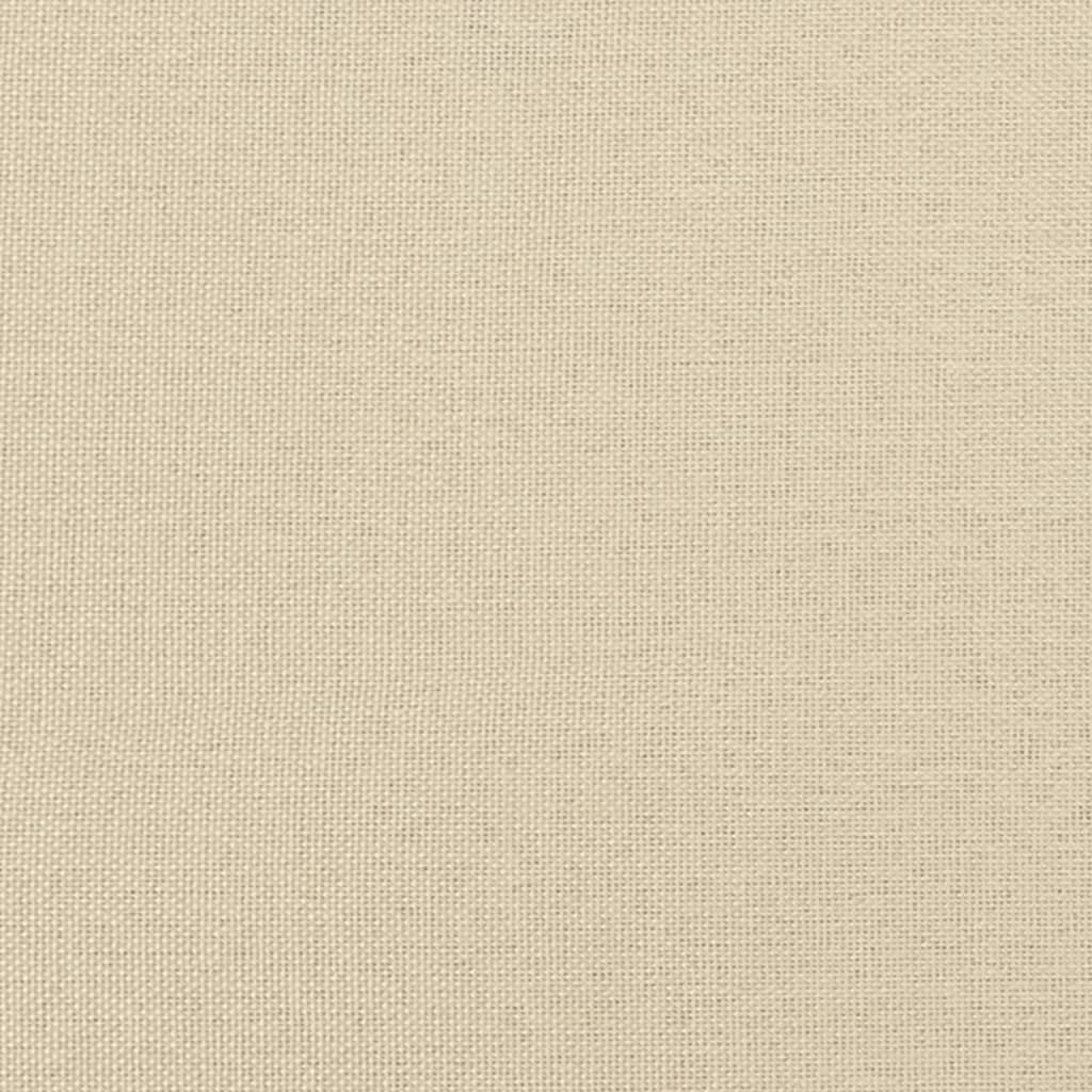 vidaXL Sofa z funkcją spania, kremowa, 80x200 cm, obita tkaniną