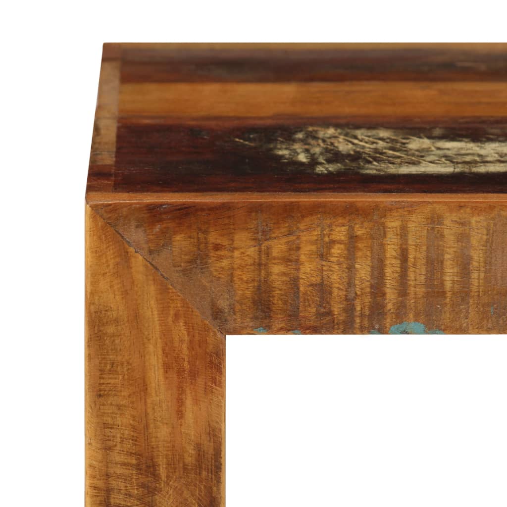 vidaXL Stołek, 40x30x40 cm, lite drewno z odzysku