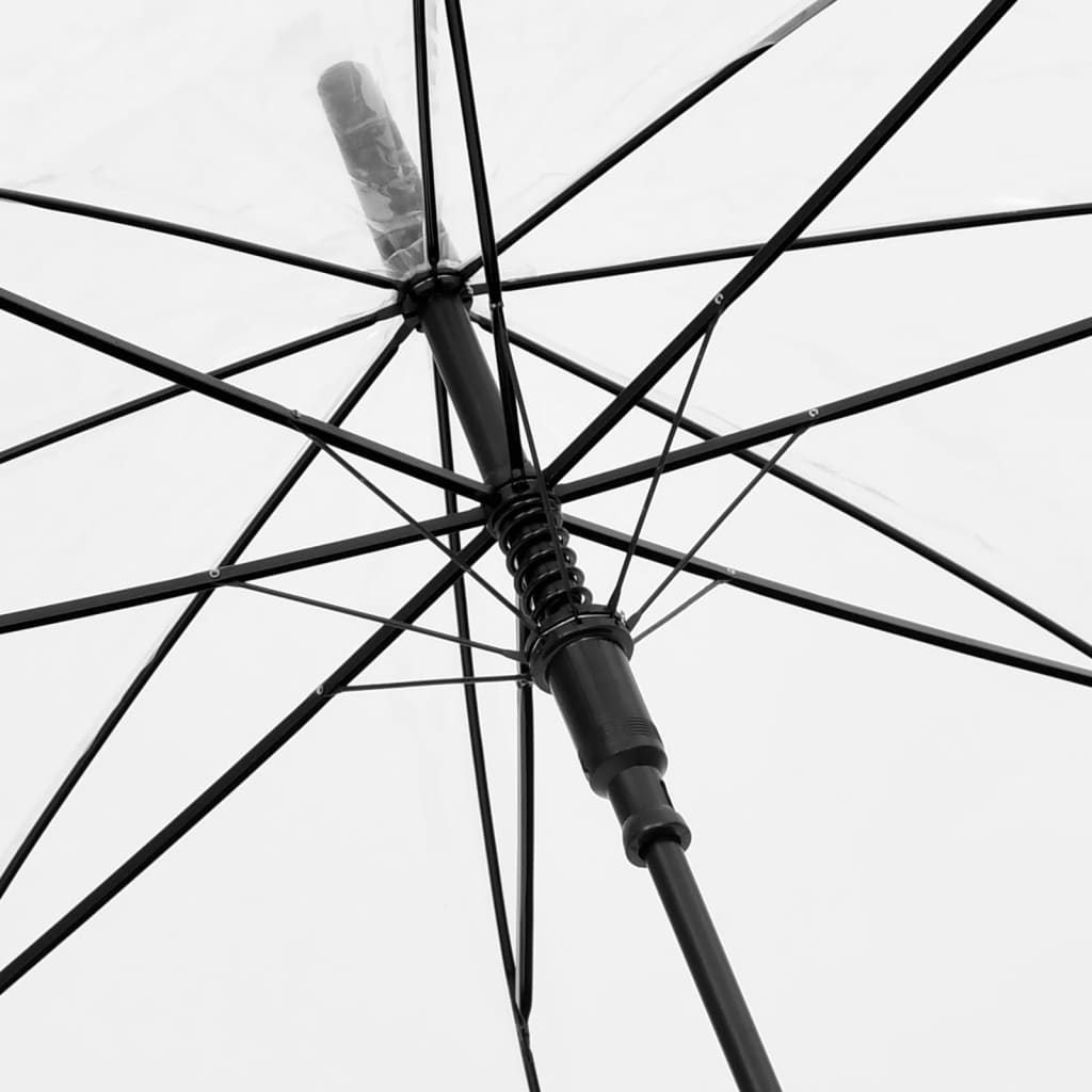vidaXL Parasolka przezroczysta, 100 cm