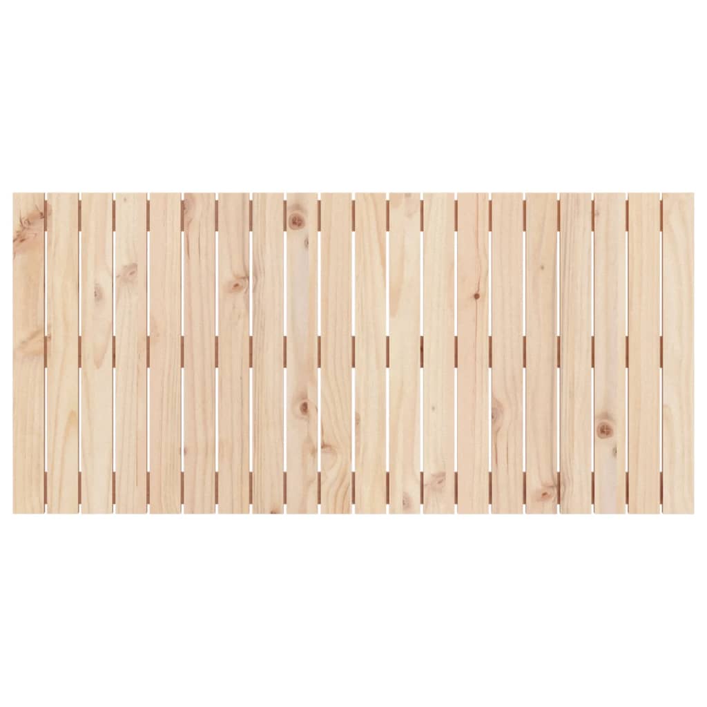vidaXL Wezgłowie łóżka, 127,5x3x60 cm, lite drewno sosnowe