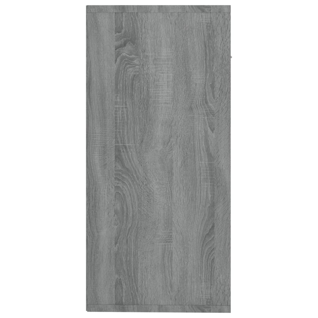 vidaXL Komoda, szary dąb sonoma, 88x30x65 cm, materiał drewnopochodny