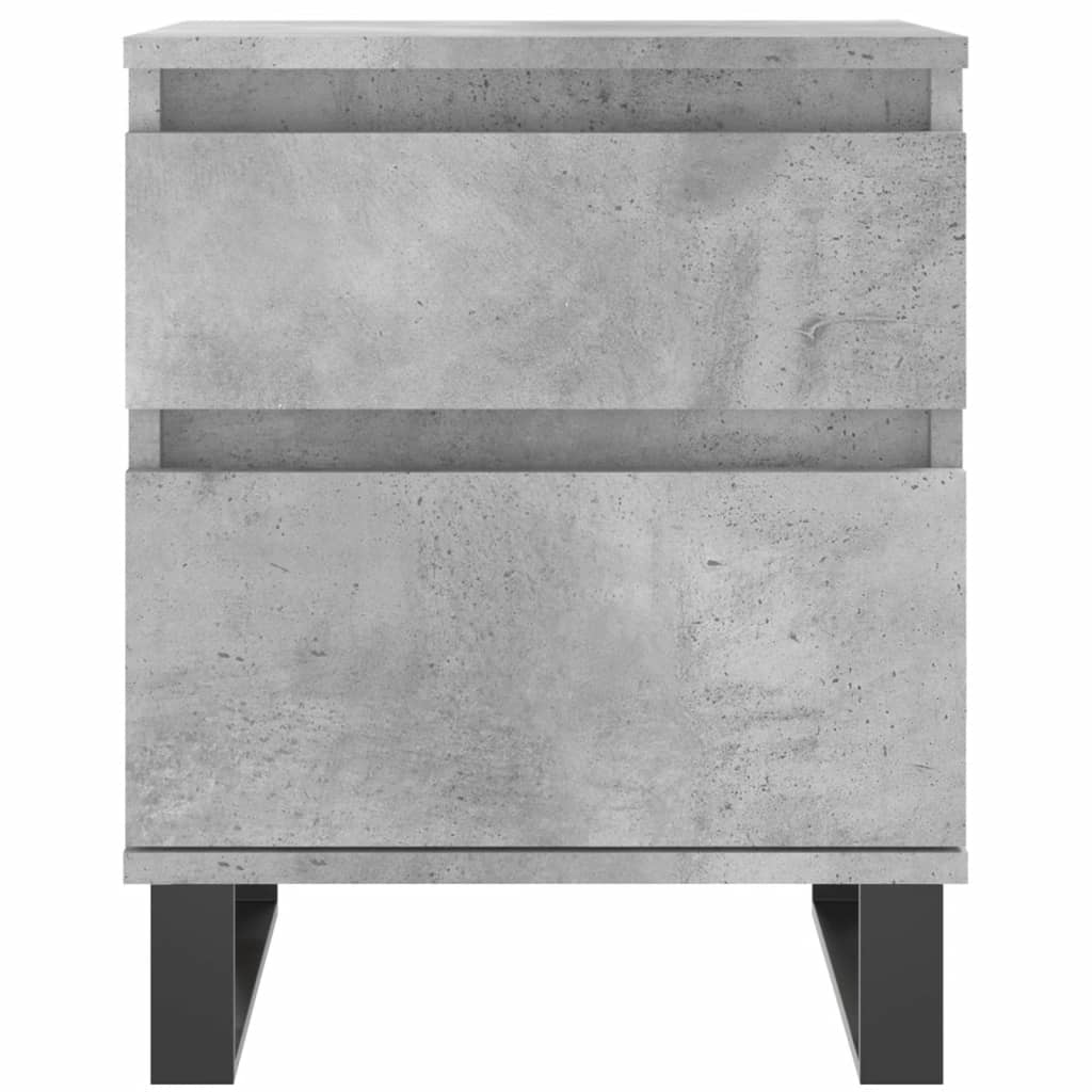 vidaXL Szafka nocna, szarość betonu, 40x35x50 cm