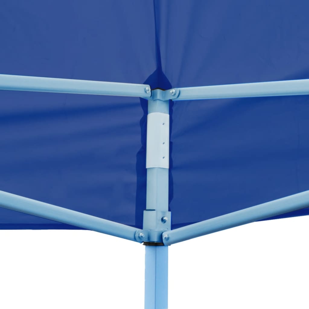 vidaXL Niebieski namiot imprezowy, rozkładany, 3 x 6 m