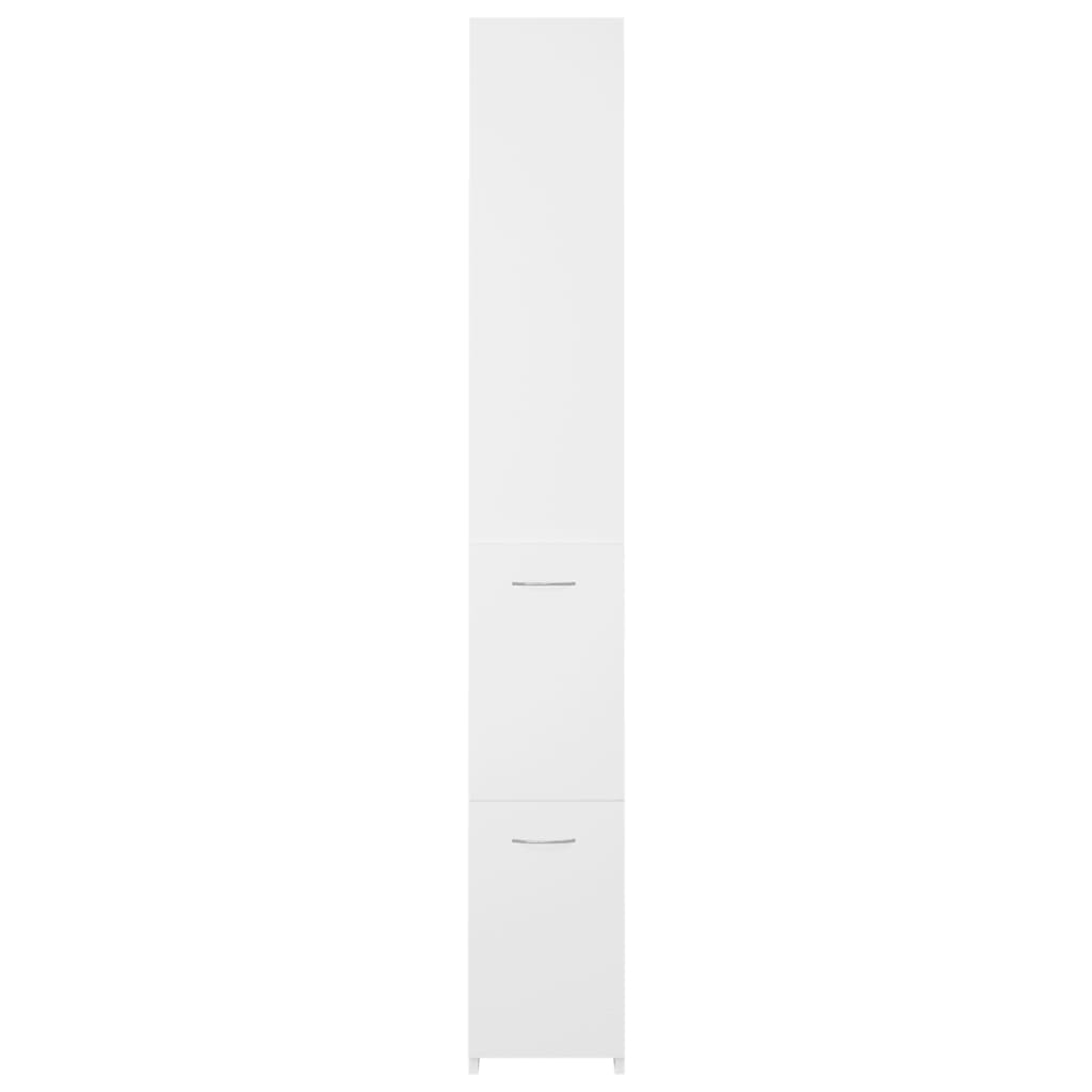 vidaXL Szafka łazienkowa, biała, 25x26,5x170cm materiał drewnopochodny