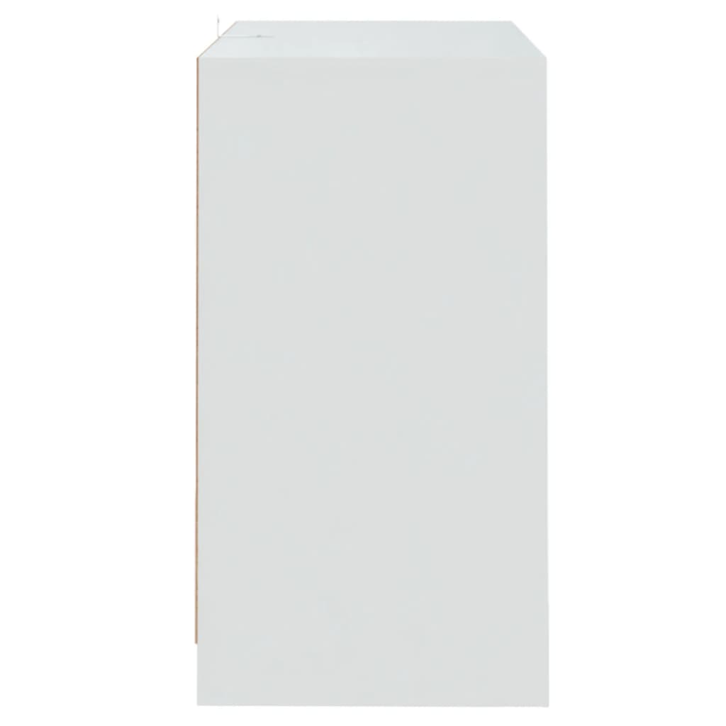 vidaXL Komoda, biała, 70 x 41 x 75 cm, płyta wiórowa